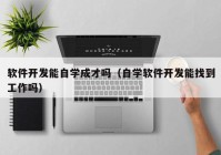 软件开发能自学成才吗（自学软件开发能找到工作吗）