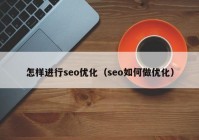 怎样进行seo优化（seo如何做优化）