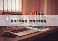 软件开发学习（软件开发课程）